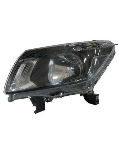 Phare projecteur lumière avant gauche pour nissan navara 2015 en puis parabole noire H4 Lucana Phares et Feux