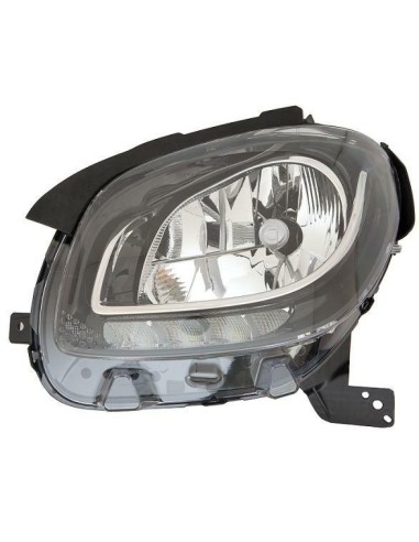 Right front headlight H4 Led for smart Forfour 2014 onwards