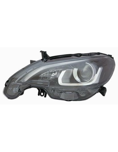 Right hir2 headlight for peugeot 108 2014 onwards black