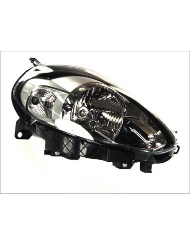 Right headlight h4 for fiat punto evo 2009 onwards light gray valeo