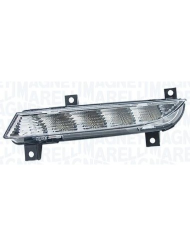 Faro delantero derecho con led drl para skoda octavia 2008 en adelante marelli