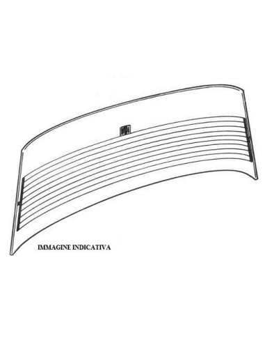 Heckscheibe Glas Hinten für BMW x5 2006 IN Dann Datenschutz Antenne