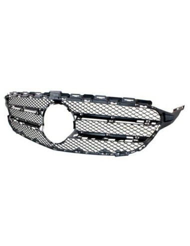 Black Grille Silver Molding And Chrome Trim for C W205 2013- Avantgarde