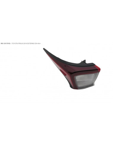 External Right Rear Light for Toyota Prius 2019 Onwards