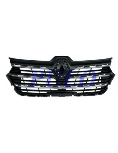 Front Grille Mask with 5 Chrome Profiles for Renault Trafic 2021-