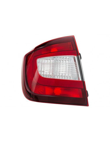 Rear Light Right Red-Black For Skoda Rapid 2012 Onwards