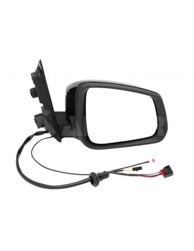 Espejo Retrovisor Derecho Eléctrico Térmico Plegable Negro para Caddy 2021 en adelante