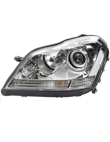 Projecteur phare avant droite pour mercedes gl x164 2006 en puis halogène hella Éclairage